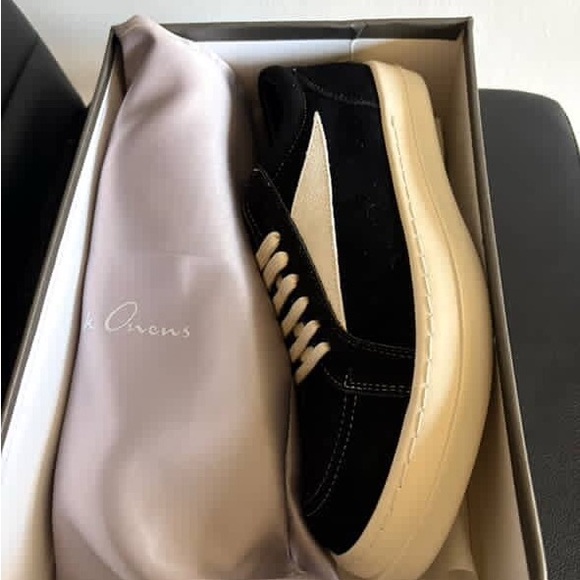 Rick Owens Other - Rick Owens Black and Cream Sneakers